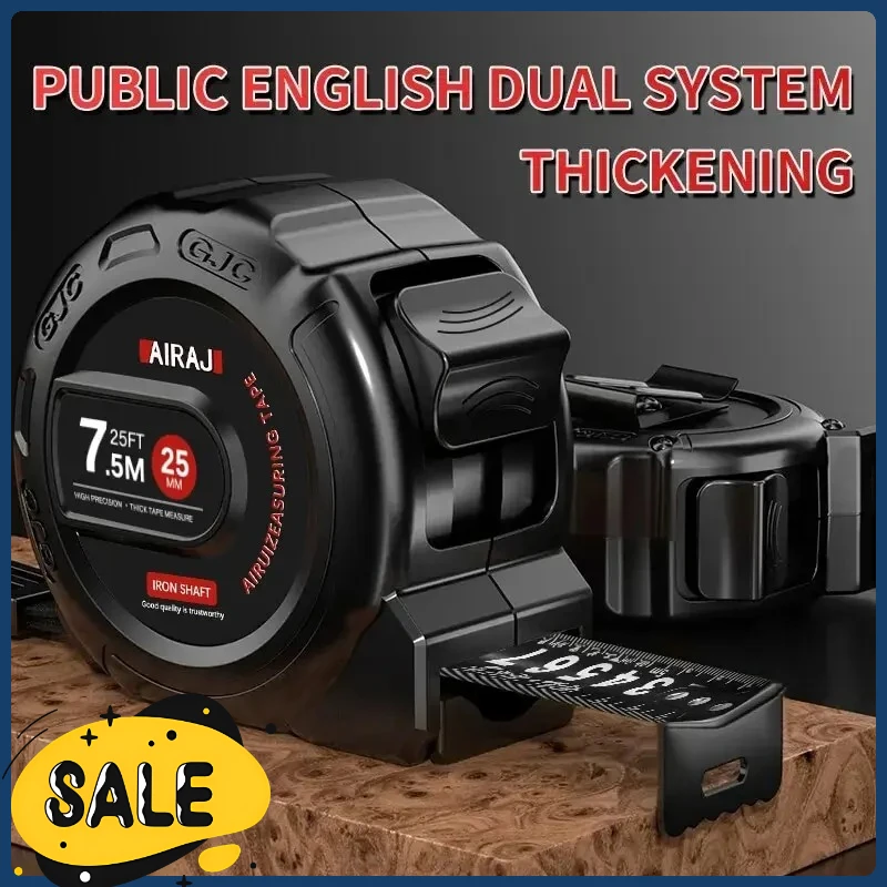 3/5/7.5/ أدوات قياس عالية الدقة مسطرة النجارة المنزلية سماكة شريط قياس مقاوم للماء ومضاد للتآكل #1