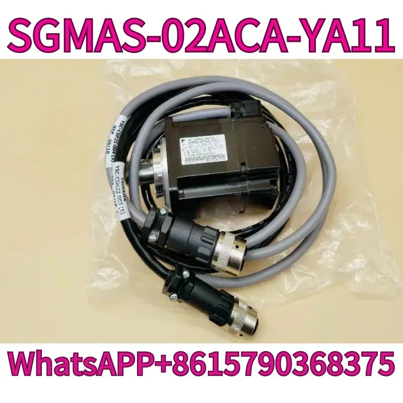 New SGMAS-02ACA-YA11 200W servo motor with a one-year warranty for fast delivery