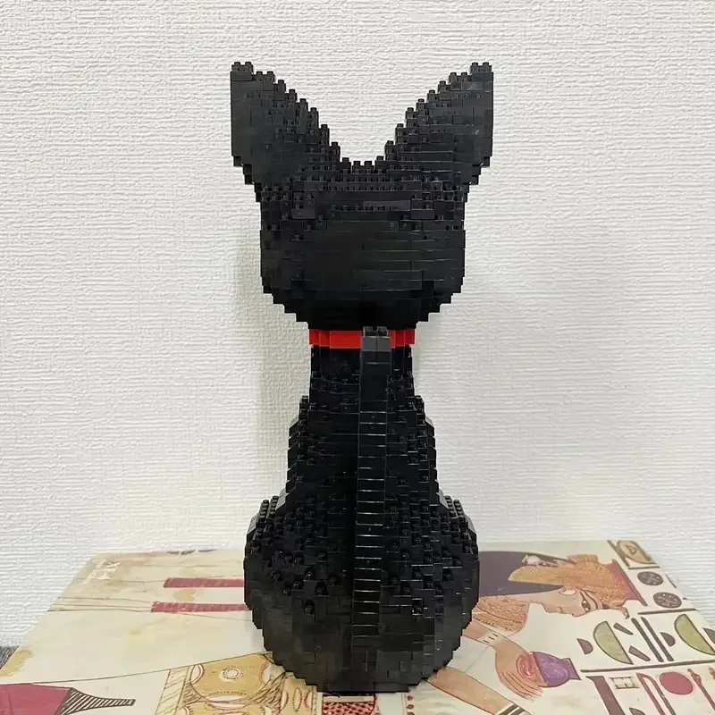 ชุดบล็อกอาคาร Shiba Inu หรือ Black Cat ที่มีเสน่ห์ โมเดลสัตว์เลี้ยงที่น่ารื่นรมย์สําหรับอิฐสัตว์สร้างสรรค์สําหรับเด็กผู้หญิงของขวัญวันหยุด