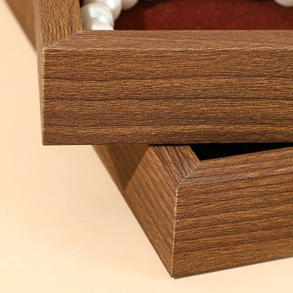 

Штабелируемый лоток для демонстрации ювелирных изделий, противоскользящий органайзер для хранения браслетов с плоским дном, экономия места, износостойкий