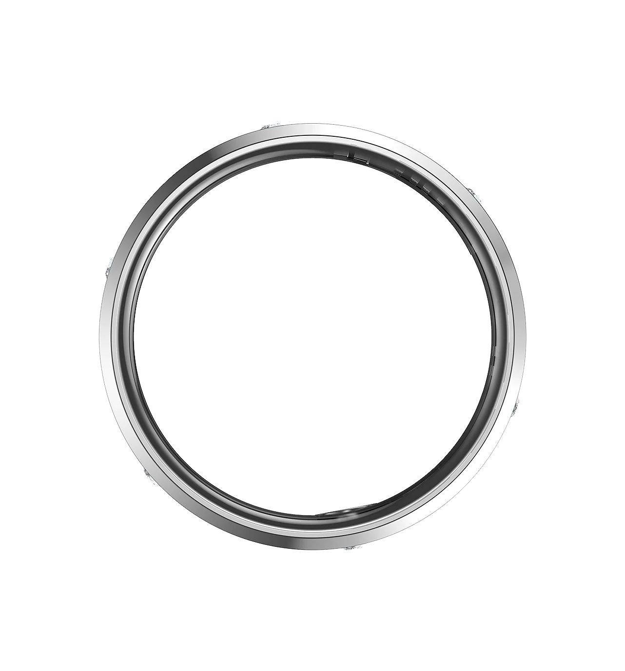 HR01 Unisex Smart Ring Health Fitness Tracker with Monitor Sleep Tracking Notification Alerts for iOS Android with charging case