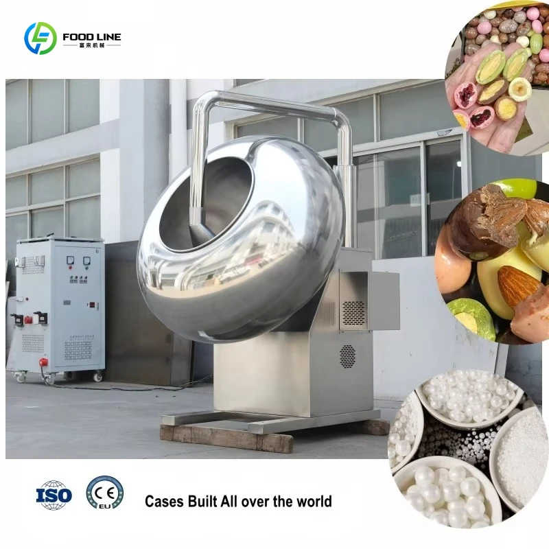 

Customized Nut Sugar Coating Machine For Gummy Candy Chocolate Candy Cake Candy