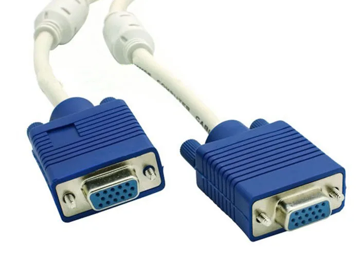 VGA Splitter Cable 1 Computer to Dual 2 Monitor Adapter Y Splitter Male to Female VGA Wire Cord for PC Laptop