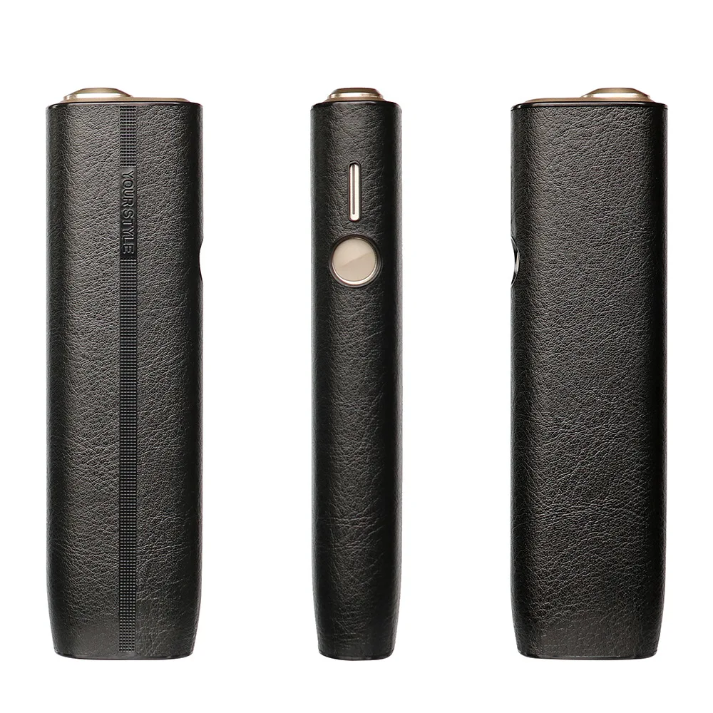 حافظة صلبة بلون سادة من مادة جلد البولي كربونات + البولي يوريثان لهاتف IQOS ILUMA ONE