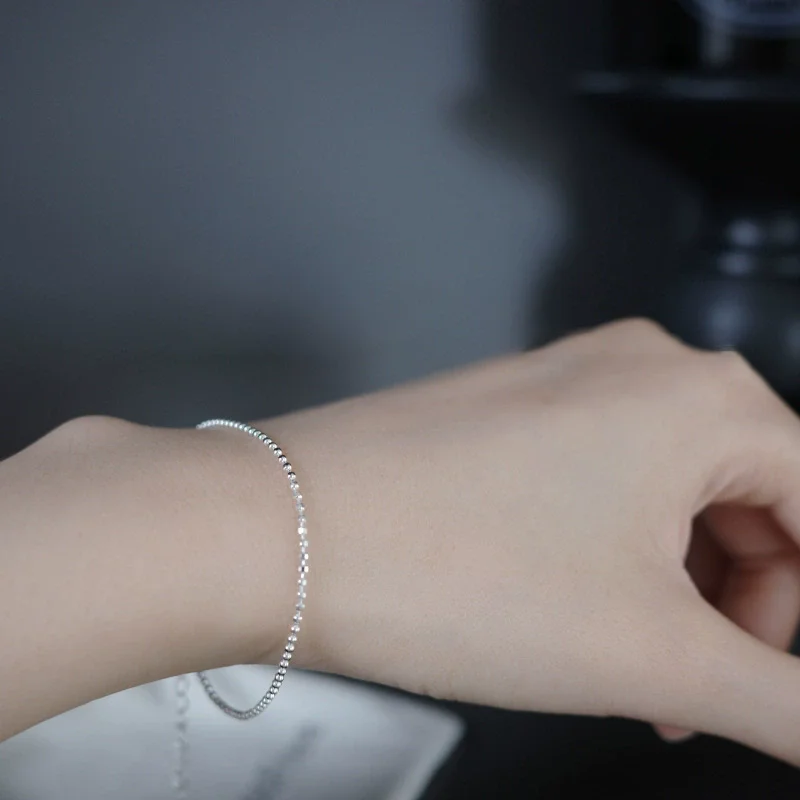 XIYANIKE الكورية حبة صغيرة الأفعى العظام رقيقة سلسلة سوار للنساء فتاة موضة جديدة مجوهرات هدية حفلة عيد ميلاد الأساور mujer #5