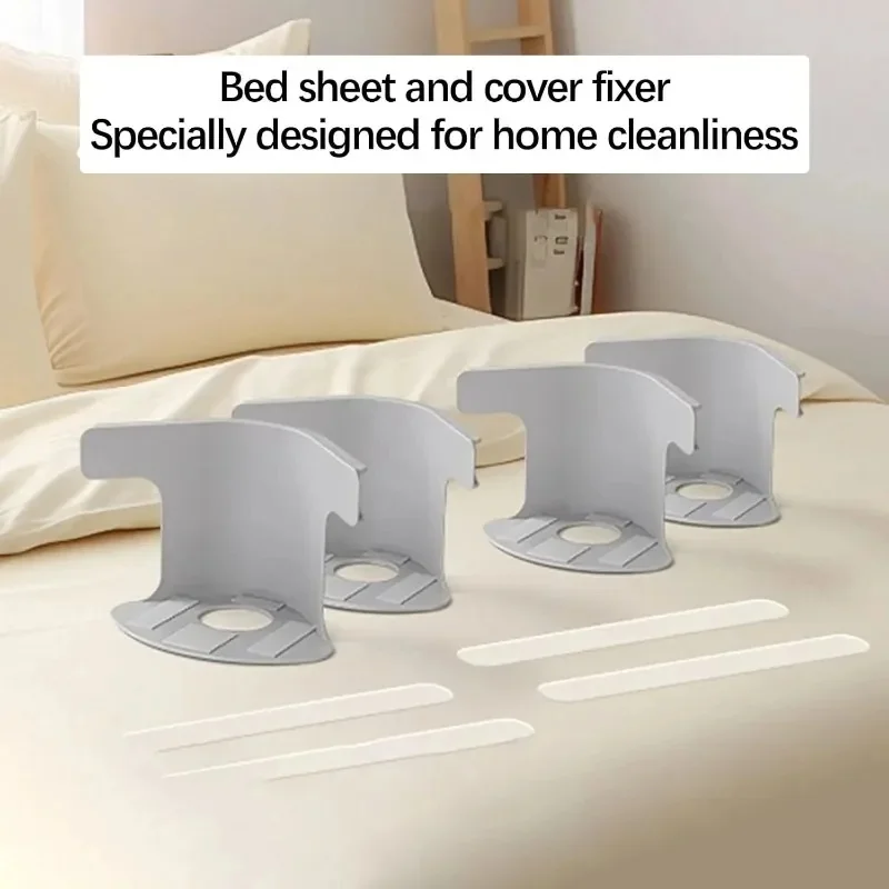 4Pcs Heavy Duty Bed Sheet Corner Tightener Clips High-Quality Durable Grippers For Bed Sheet Protectors