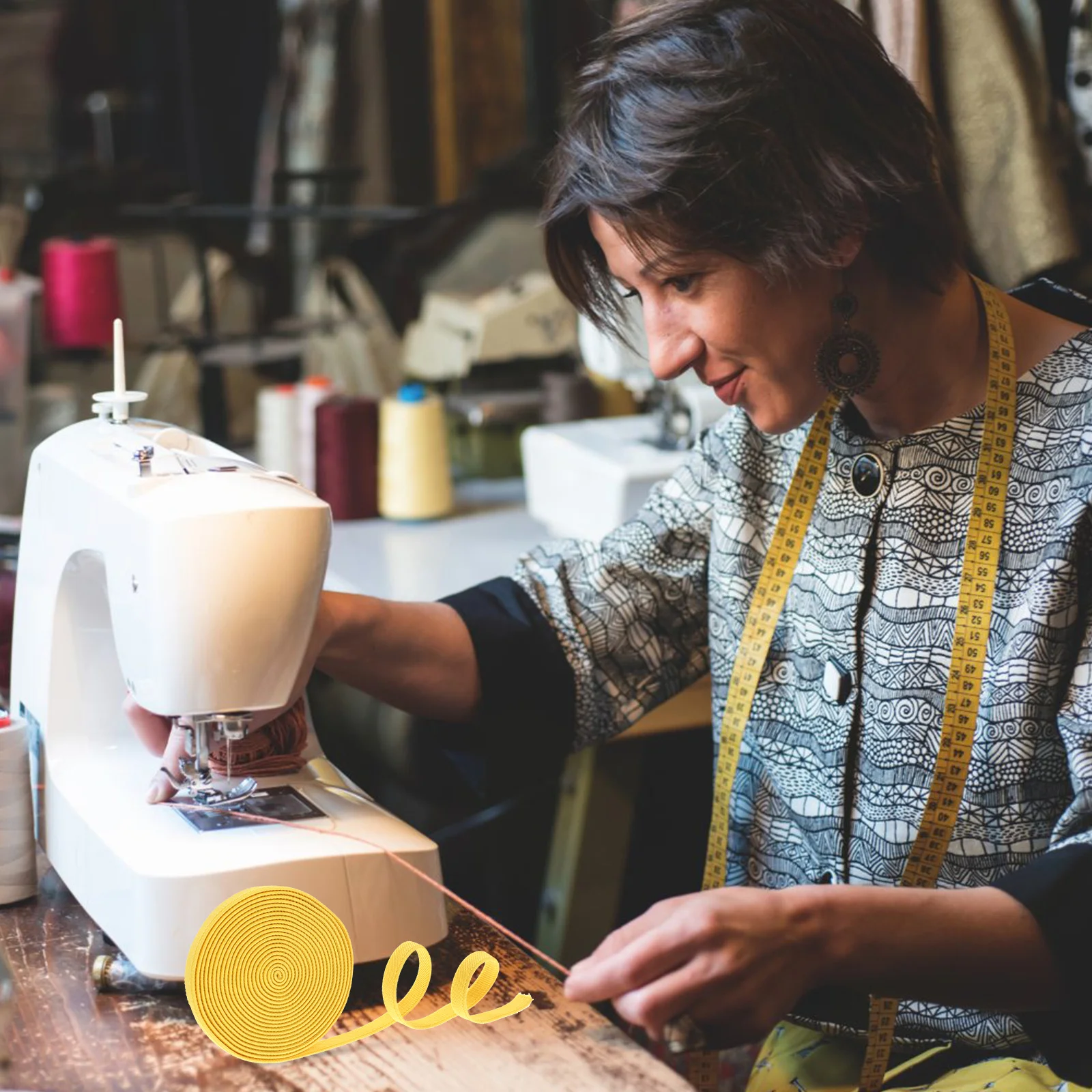 

12Pcs Colorful Elastic Bands Widen Flat Sewing Straps High Elasticity Stretch Bands for Clothes Accessories DIY Crafts