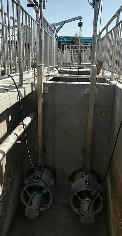 معالجة مياه الصرف الصحي النمام خلاط غاطس علاج مياه الصرف الصحي تهوية حوض مهوية مياه الصرف الصحي