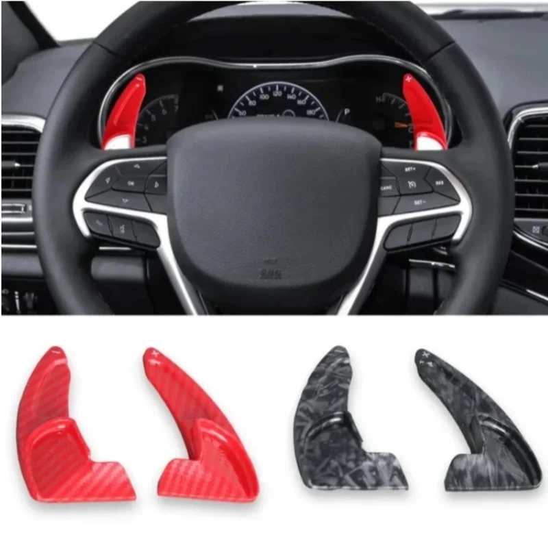 

ABS Paddle Shifters For Jeep Grand Cherokee Dodge SRT Steering Wheel Shift Paddles Extended Decoration Trim Accessories