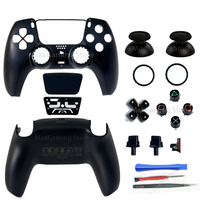 For PS5 Controller Replacement Pearl Black Shell Touchpad Gamepad Front Back Case Touchpad Cover BDM-010/020/030/040/050