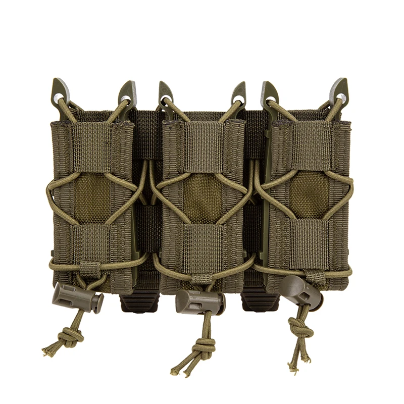 9 مللي متر مجلة الحقيبة التكتيكية مول الثلاثي مجلة الحقيبة طبقة مزدوجة ماج الحقائب حامل خرطوشة عالمية للصيد CS سترة