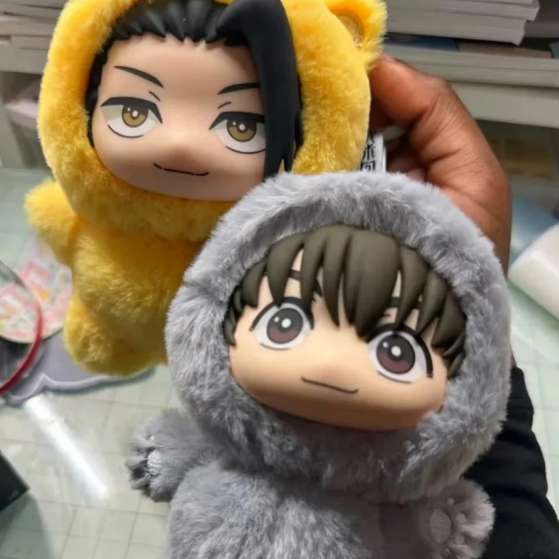 2025 أنيمي الأصلي Jujutsu Kaisen 2 القط الأذن بلوشي جوجو ساتورو سلسلة صندوق أعمى الشكل صندوق غامض جمع لعبة هدية للأطفال