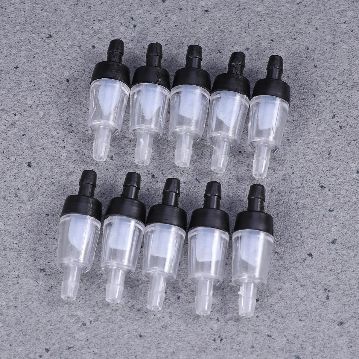 

20Pcs Aquarium Air Check Valve Durable Non-Return Flow Preventer for Fish Tank Black Protects Air Pump Long Service Life