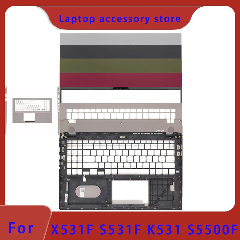 

Совершенно новый, подходит для ноутбука 15x S5500F S531F X531F S532F, задняя крышка ЖК-экрана, полная подставка для рук, нижняя часть корпуса ABCD Cover