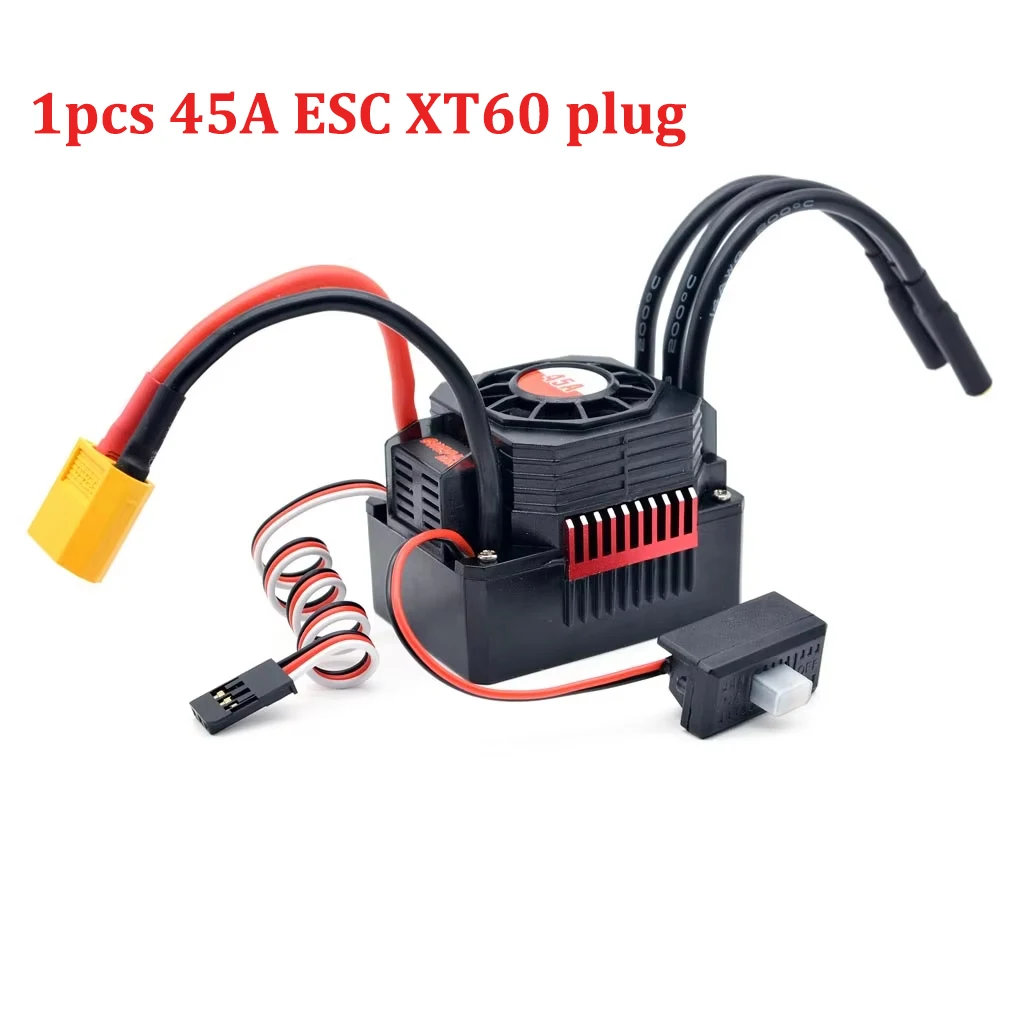 SURPASS HOBBY KK Waterproof Combo F540 3000KV 4370KV Brushless Motor W/ 45A Brushless ESC for 1/10 RC Car / Tamiya Axial Redcat image 3