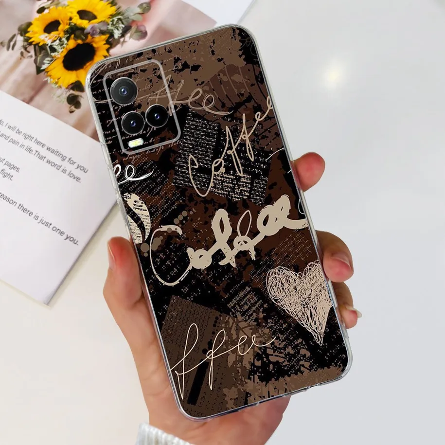 For Vivo Y33s 4G V2109 Case Luxury Marble Butterfly Soft Silicone Phone Cover For Vivo Y21 2021 V2111 Y21t Y33t Y21s Y21a Fundas