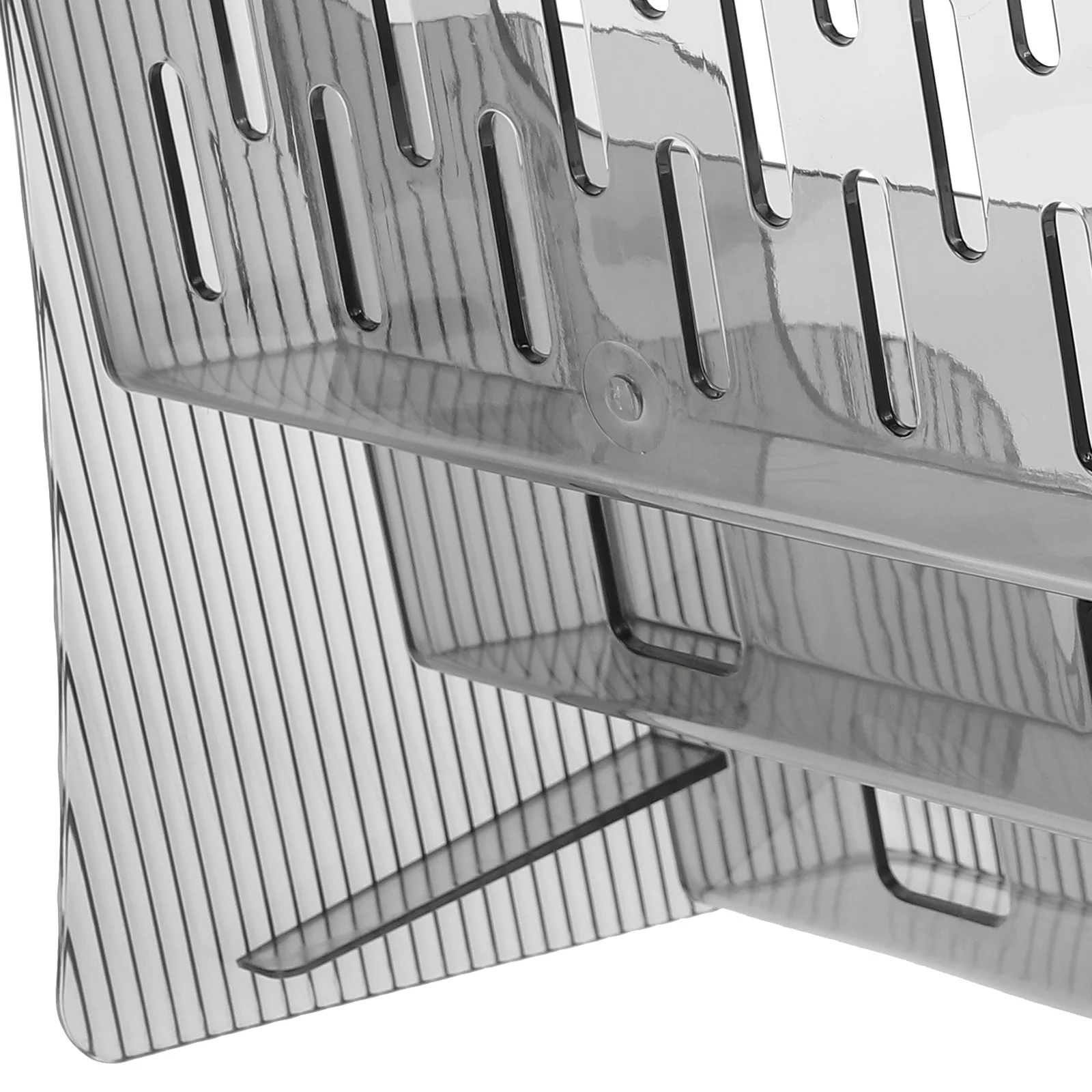 1pc File Organizer For Desk Clear Acrylic Magazine Holder Brochure Stand Desktop Document Rack Folder Storage Study Table