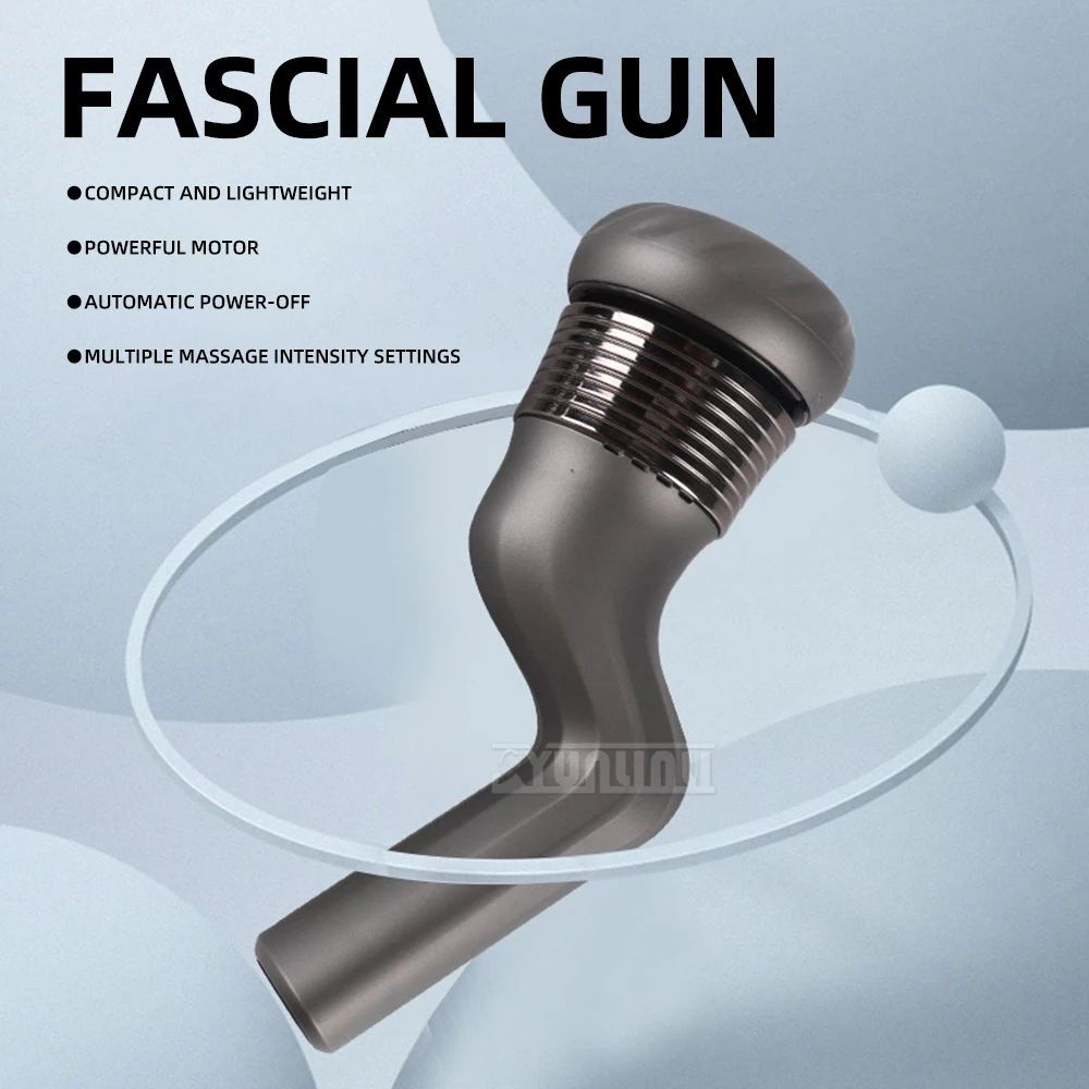 

Rotating fascia gun lightweight portable shoulder and neck massager multi-speed frequency conversion muscle relaxation massager