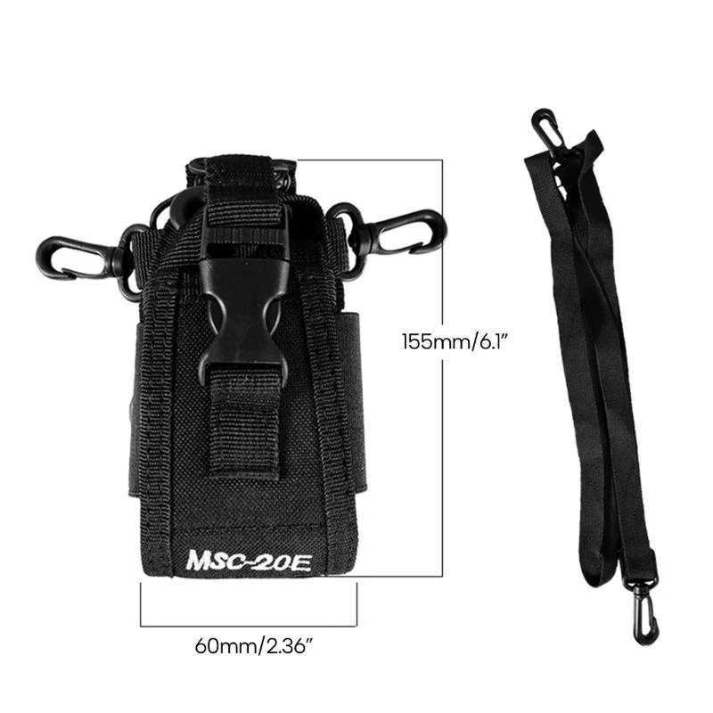 Tactical-Radio Nylon Pouch-Holster สำหรับ GP340 GP328 P3688 UV5R UV 82