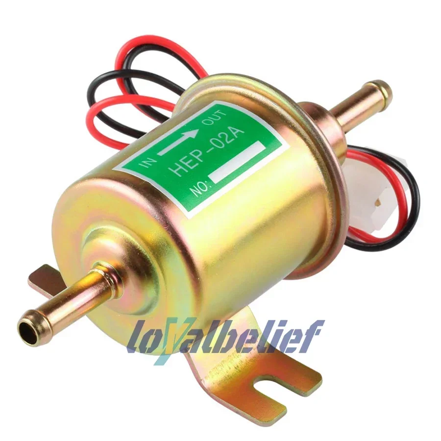 New Low Pressure Universal Diesel Petrol Electric Fuel Pump HEP-02A 12V 24V For Car Motorcycle