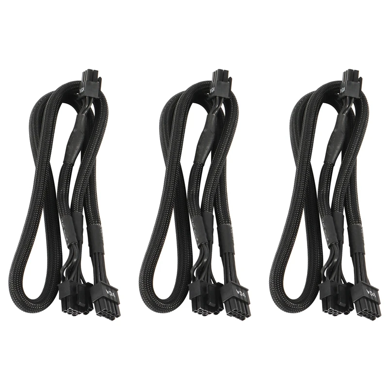 3X 8 PIN TO Dual 8 Pin 6 PIN PCIE VGA Power Supply Cable For EVGA Supernova G2 G3 G5 P2 T2 GS G+ 650 750 850 1000