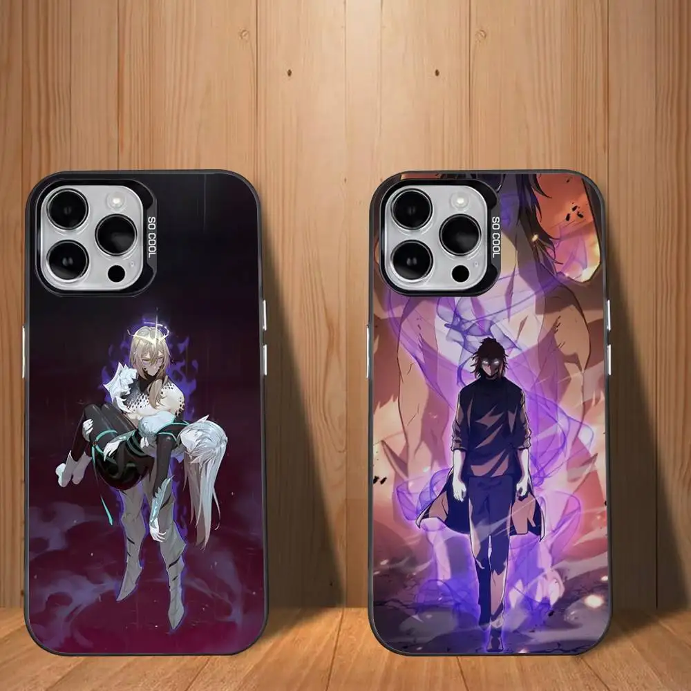 حافظة هاتف B-Beginning After End لهاتف iPhone 17,16,15,14,13,12,11,Mini,Pro,SE,MAX غطاء أبيض غير لامع مقاوم للصدمات