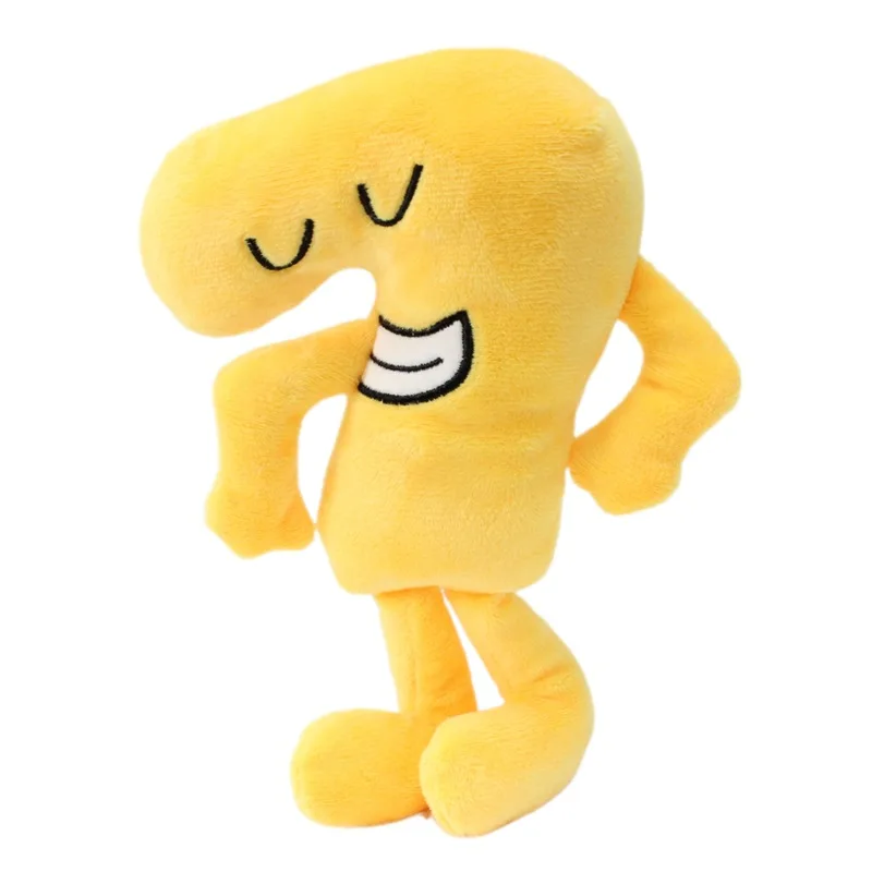 Anime BFDI Battle For Dream Island Plüschtier 70 Stile Stoffpuppe Weiches Tier X-Nummer Blintz Block Marker Stapler Pommes Frites – Detail 6