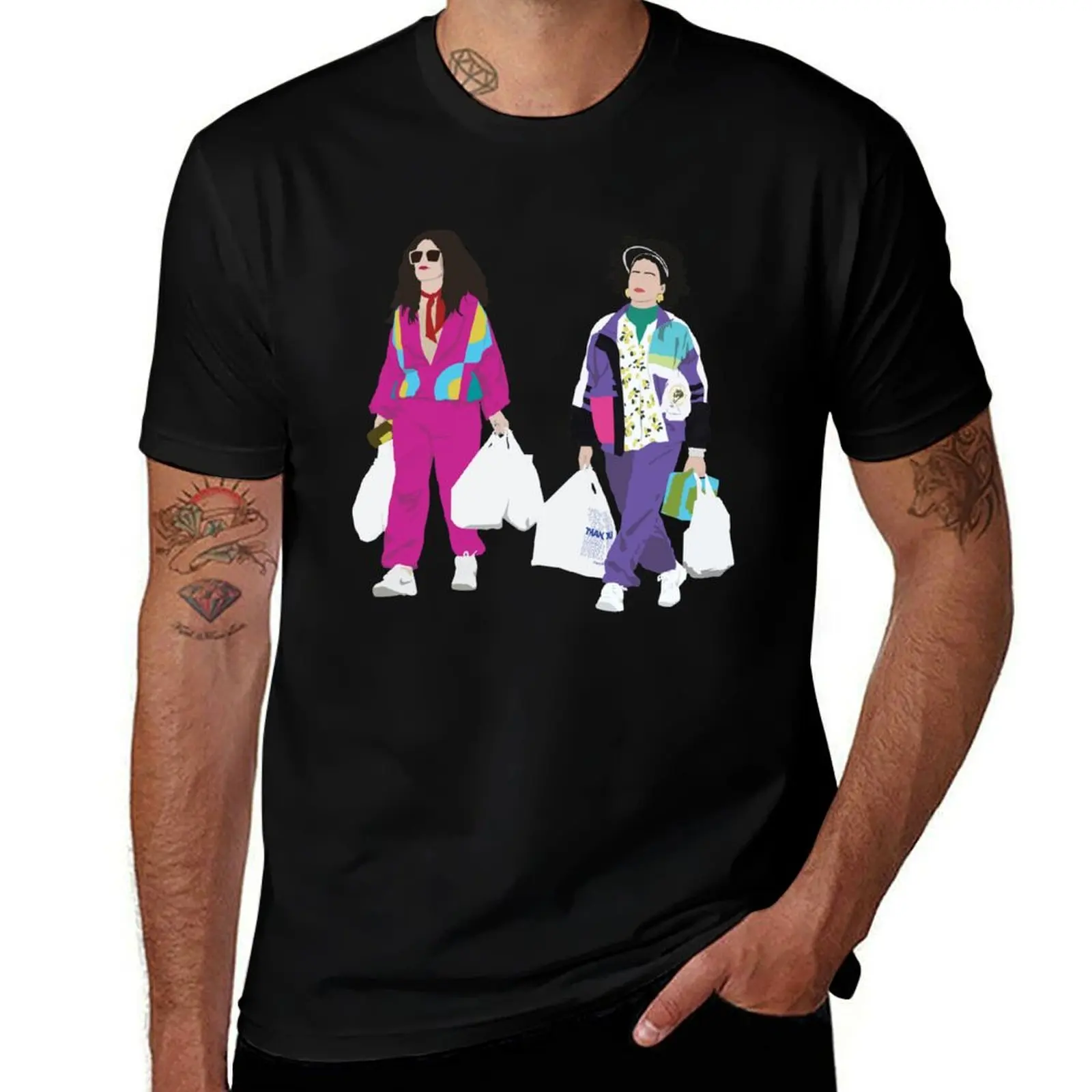 Broad City Ilana and Abbi Retro T-Shirt Breathable Lightweight Summer Top