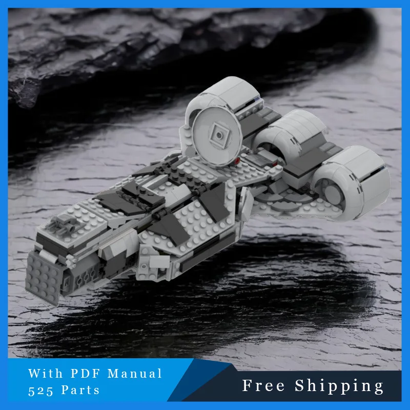 525 قطعة سلسلة الفضاء الإبداعية تكنولوجيا السفينة الواقية اللبنات نموذج لعبة التجميع التعليمية للأطفال هدايا عيد الميلاد