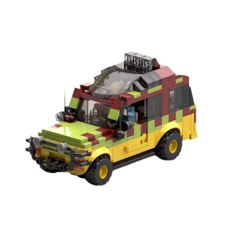 MOC Park Exploration Vehicle Model Building Blocks Movies Camouflages car Bricks DIY Assembled  Toy For Childrens Gift