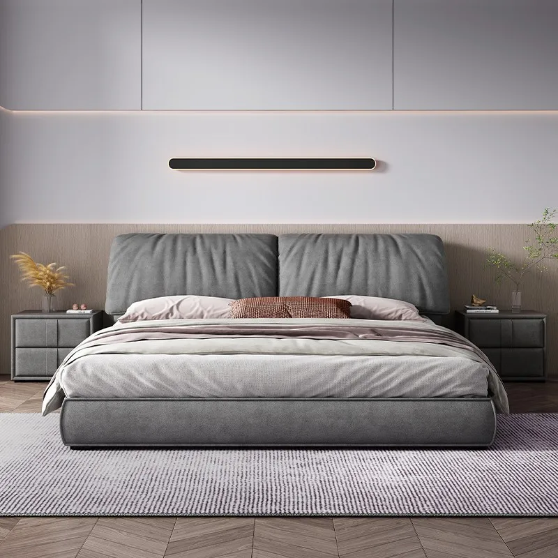 

Europen Modern Double Bed Luxury Queen Italian Wooden Adults Twin Double Bed Frames Storage Letto Matrimoniale Home Furniture