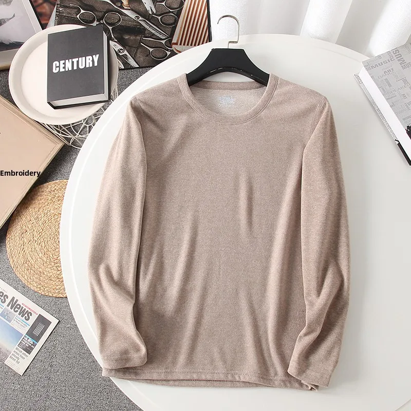 

Men's Winter Warm Underwear Set Self-heating Camere Silk Thermal Clothing Long Pants round Ne Casual Comfortable Home Clo...