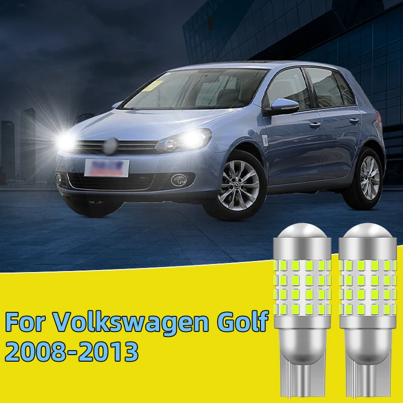 

2PCS For Volkswagen Golf 2008-2013 Car Led Bulb T10 W5W width lights side marker position Signal Lamp 12V 24V Clearance Lights