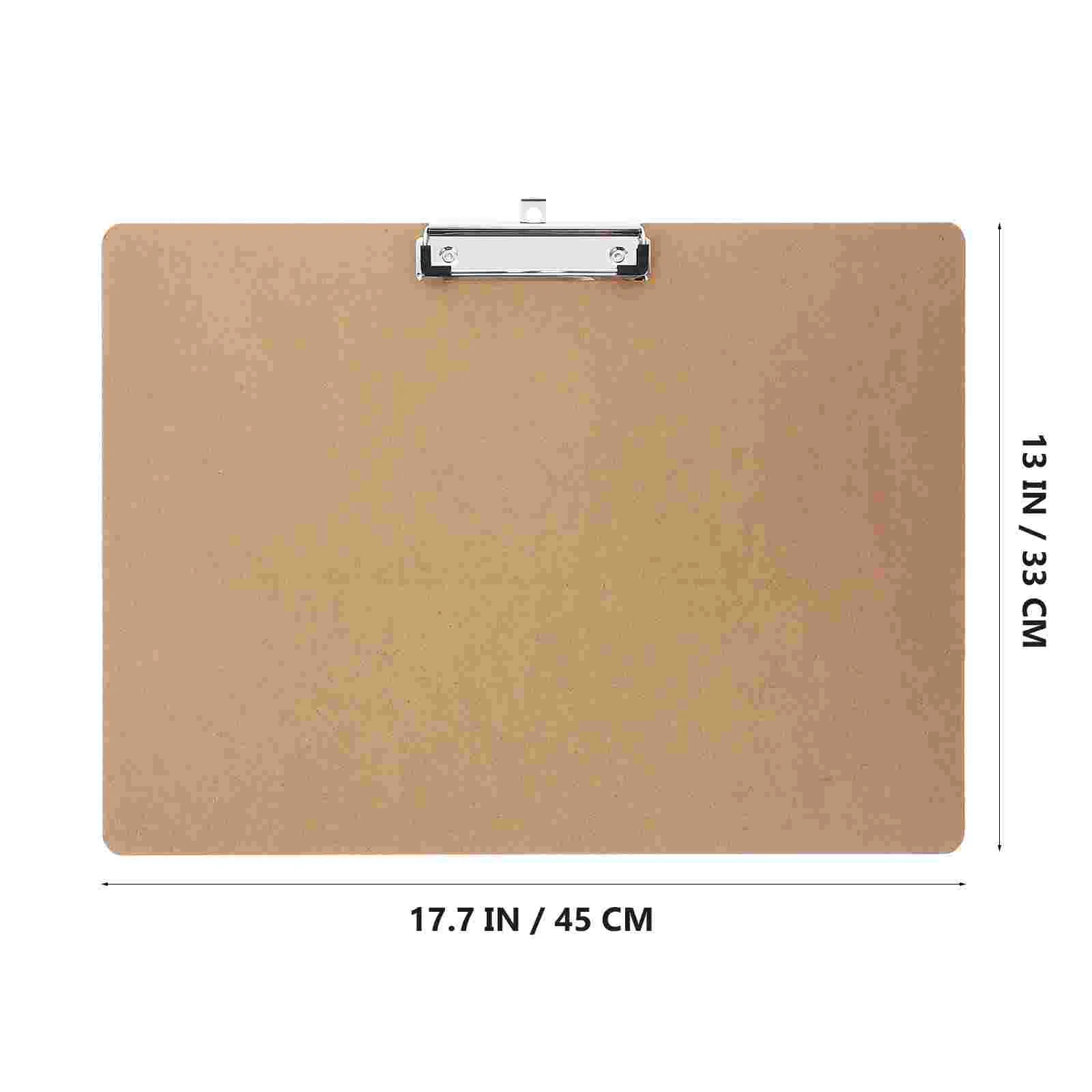 1 قطعة A3 مجلد ملفات مجلس خشبي دعم مجلس لوحة الكتابة لوحة وثيقة فرز مجلد الكتابة الحافظة