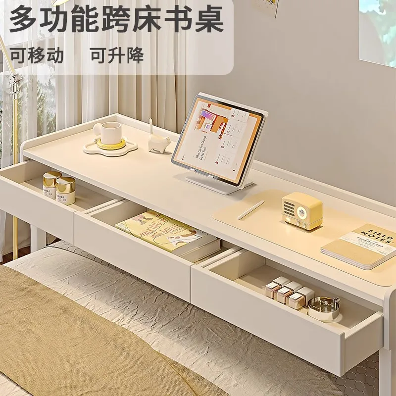 Removable desk Long table Bed table Bedroom end table Bedside lifting computer table