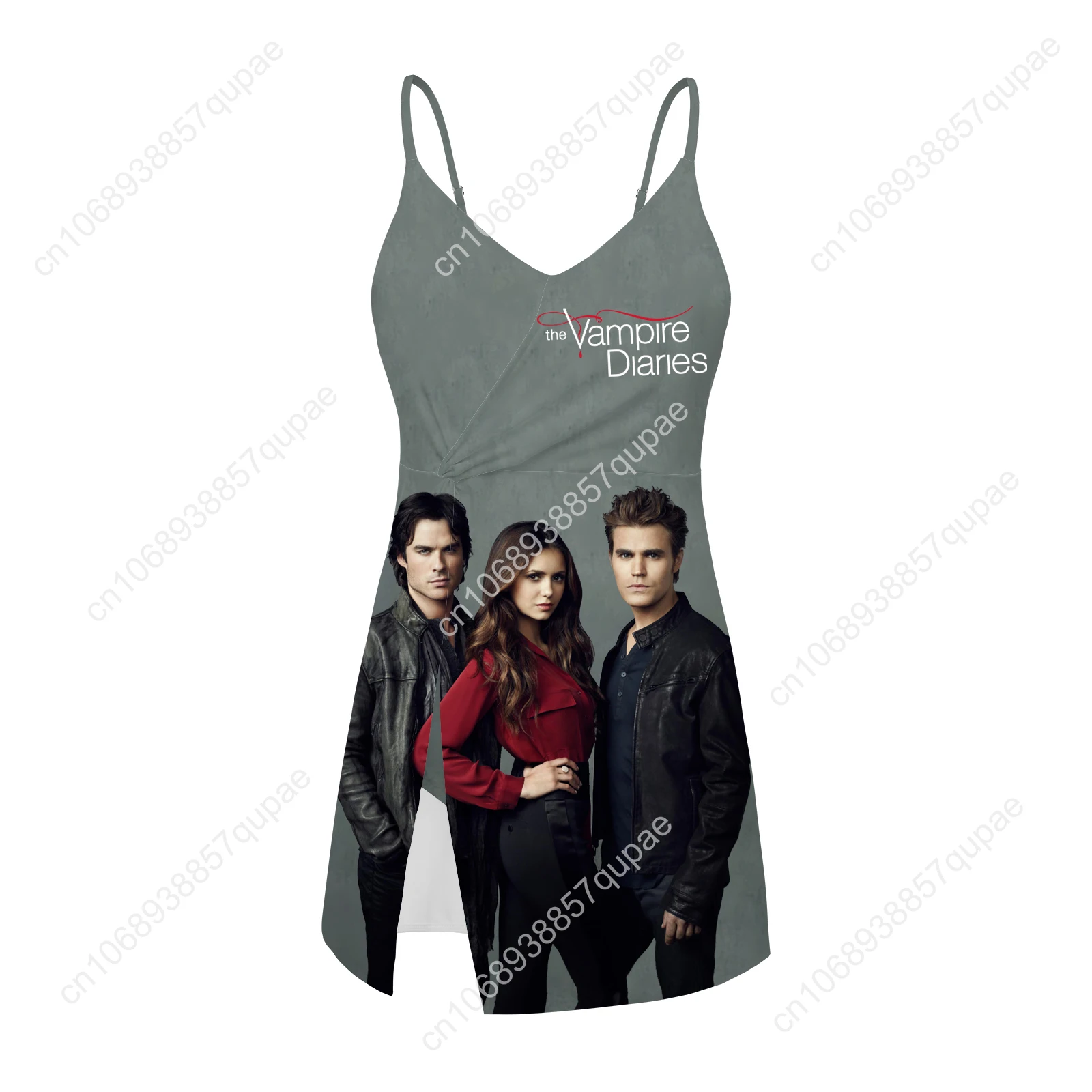 

The Vampire Diaries Sling Dress Swimsuit Womens Bathing Suits Fashion Swimwear Pool Party Beach Bikini Custom Made Beachwear