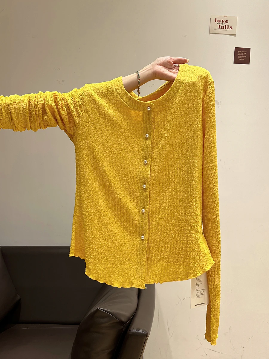 

Свитера Джемперы Кардиганы Женские Кашемировые Женские Спортивные Джерси Вязаные Контрастные края Срез Тренажерный зал Сессия Стиль Athleisure Сексуальные