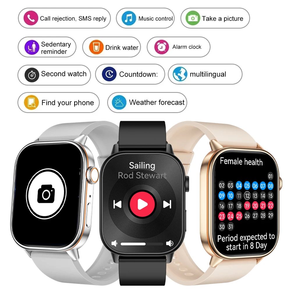 

2025 GPS Positioning Smart Watch Lightweight Fashionable Sports Compass Outdoor Adults Men Women's SmartWatch Health SOS Elderly