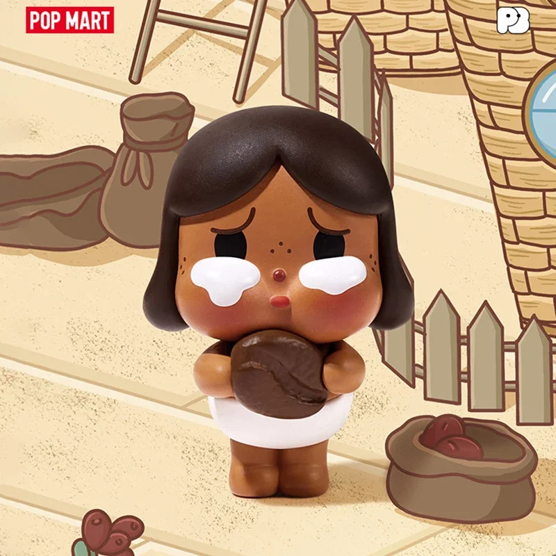 POPMART POPBEAN Kaffee Fabrik Serie Blind Box Überraschung Mystery Box Anime Action Figuren Wohnkultur Desktop Modell Puppen