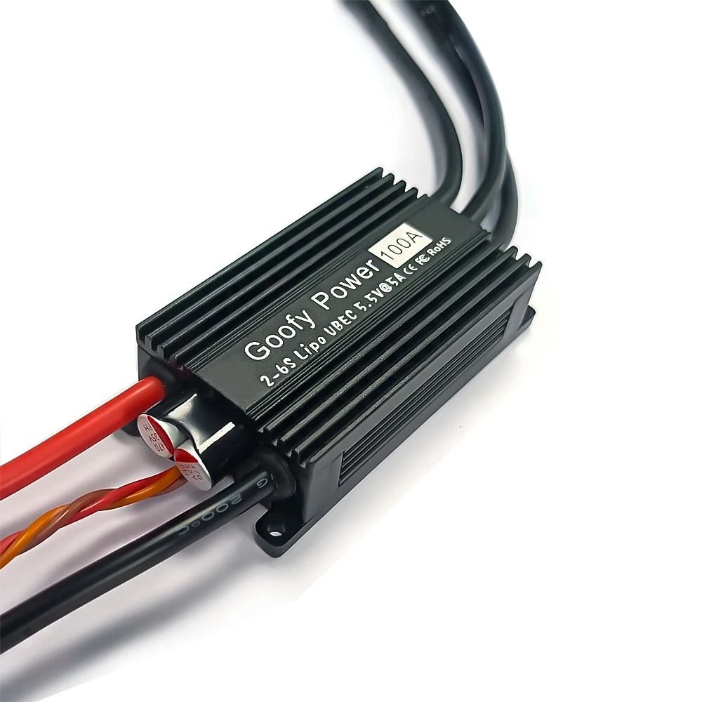 Goofy Power 100A ESC 2-6S SBEC High Quality Brushless Speed Controller ESC for EDF Motor RC Drone Airplane Parts