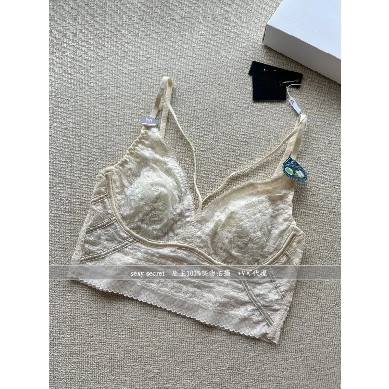 Sexy Lace Beauty Back com algodão ereto, orelhas de coelho, látex peito para meninas, La New