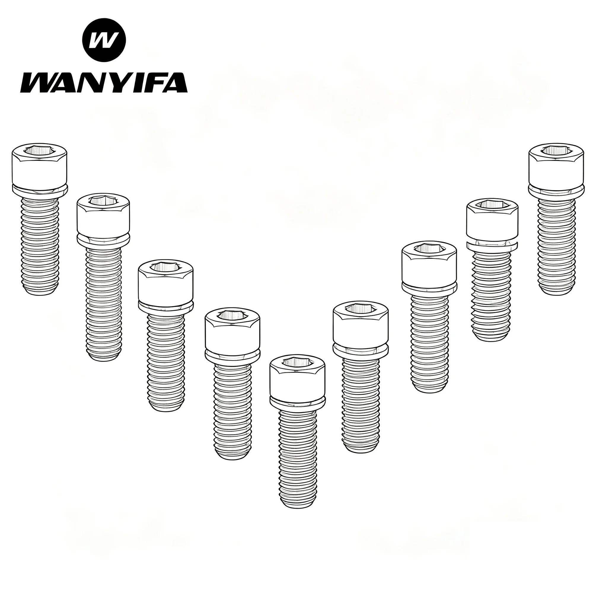 Titanium Alloy Bolts M7/M8x20/25mm with Washers Suitable for BMX Handlebar/Mountain Bike Handlebar Screw Accessories