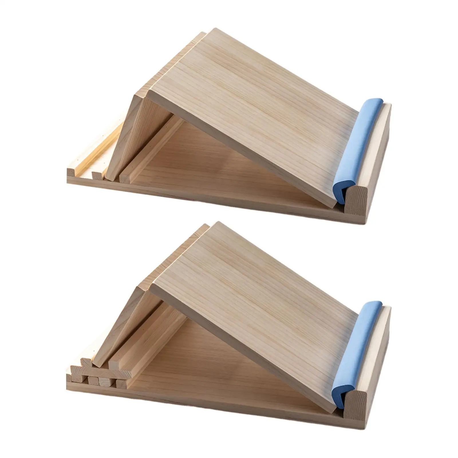 

Wooden Slant Board Adjustable Angles Tight Calves Solid Wood Slant Board