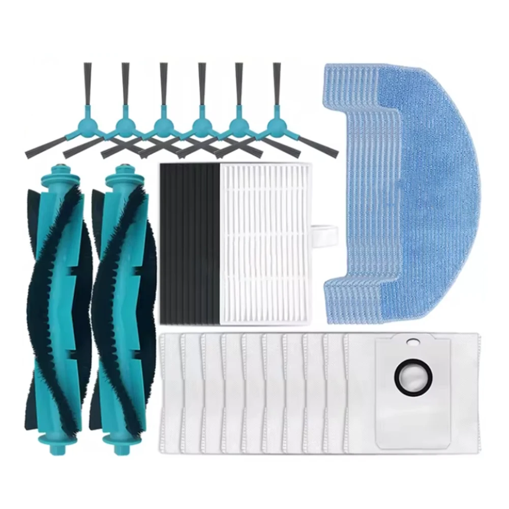 ELEG-38PCS For Conga 2499 Ultra Home Titanium Advanced / Smartgyro R80 Vacuum Main Side Brush Mop Filter Dust Bag