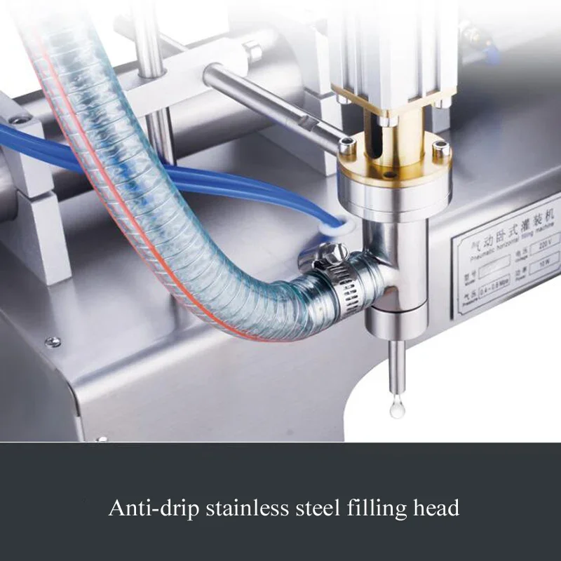 Pneumatic Piston Liquid Filling Machine Liquid Filler Wine Milk Juice Vinegar Coffee Oil Detergent Filling Machine