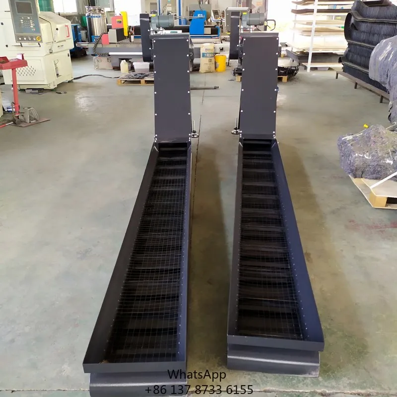 Scraper Chip Conveyor For NC Machine Tool Stainless Steel Waste Chip Conveyor