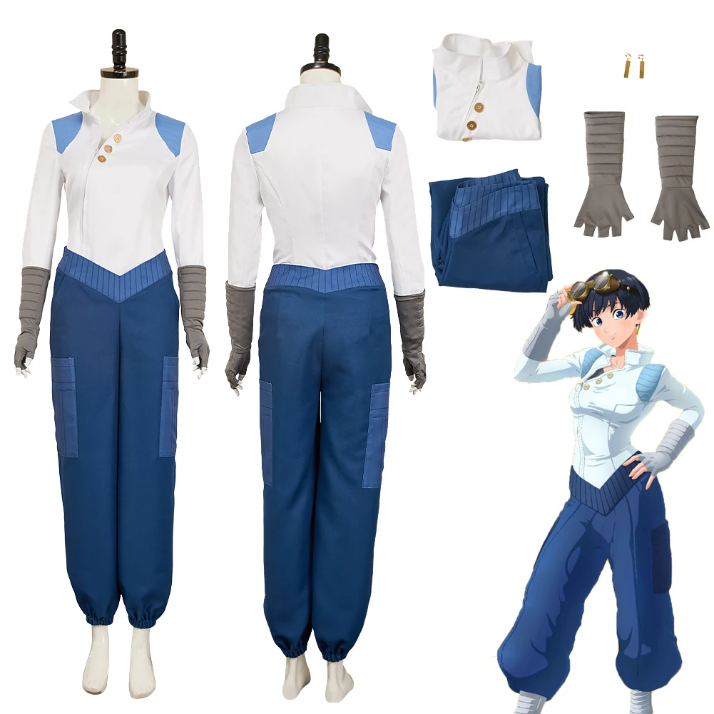 

Аниме TRI косплей Meryl Stryfe топ брюки женская одежда вечерние маскировка ролевая игра костюм на Хэллоуин карнавальные наряды костюм