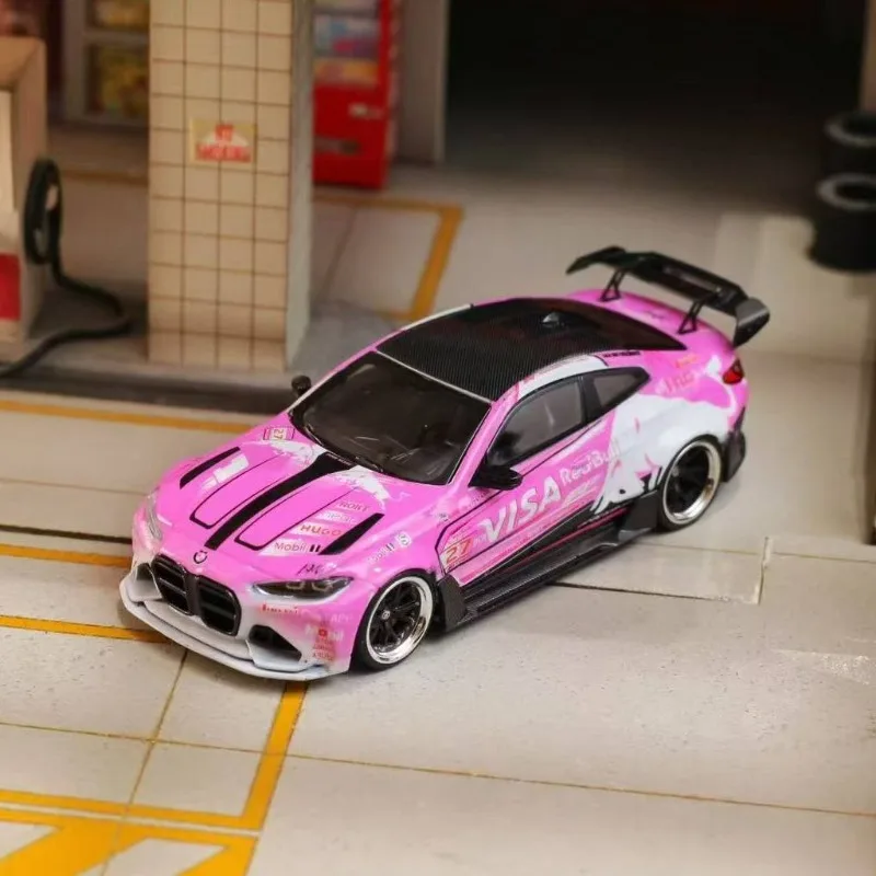 【Some in stock】SW 1:64 BMWG82 M4 ADRO BODY KIT Widebody Modification Simulation Alloy Car Model, Festival Gift, Collection Piece