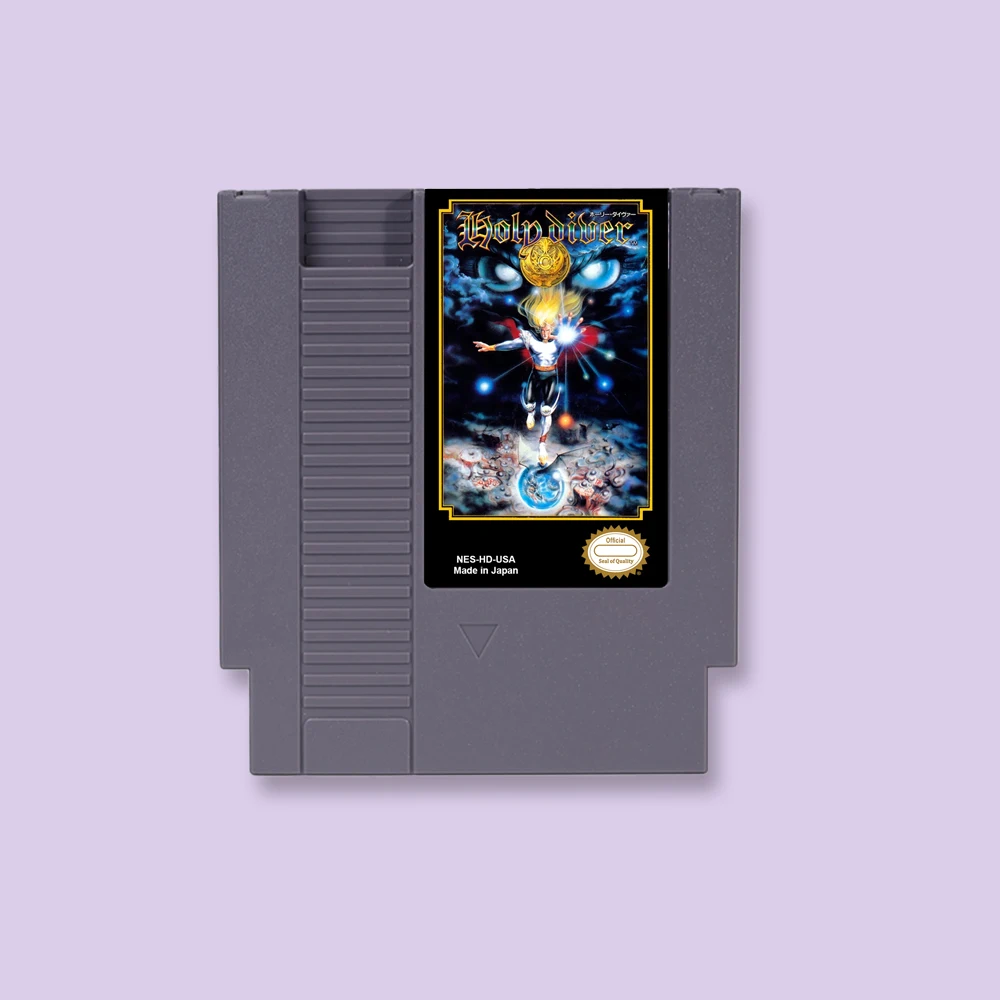لعبة خرطوشة لعبة الهولي دايفر لبطاقة ألعاب وحدات التحكم NES 8Bit 72PIN