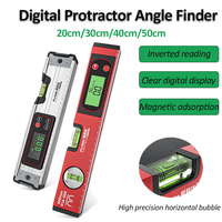 Digital Protractor Angle Finder Bubble Magnetic Spirit Level Electronic Level 0-90° Inclinometer High Precision Leveling Tools